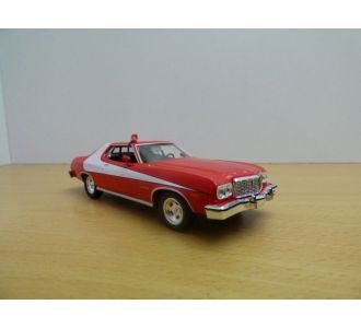 FORD GRAN TORINO STARSKY & HUTCH 1/43 GREENLIGHT 86442 812982020903 FILM SERIE TV 1976 VOITURE DE POLICE