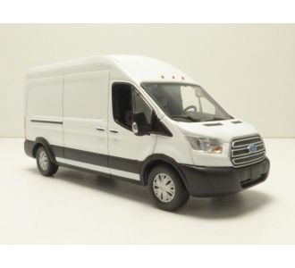 FORD TRANSIT FOURGON TOLE BLANC TOIT REHAUSSE 2015 1/43 GREENLIGHT 86083 V363 WHITE WEISS BLANCO BIANCO MODELCAR OBJET PUBLICITAIRE 812982027964