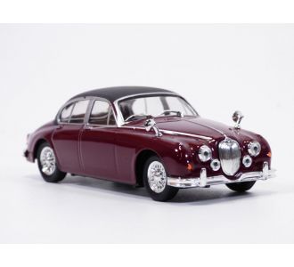 JAGUAR MKII BORDEAUX FILM SERIE TV INSPECTEUR MORSE 1/43 MK2 CARARAMA 4-16741 8719247601551