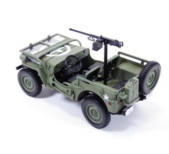 JEEP WILLYS avec FUSIL M16 du débarquement 1944 1/18 WW2 WWII Norev 189016 3551091890164 B0D47MGMFC