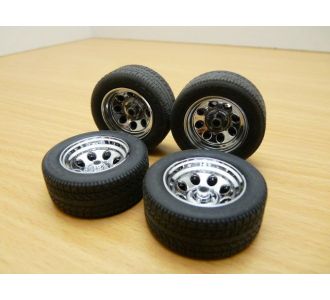 SET DE 4 JANTES CRAGAR BUICK CHROME 1/18 GMP 1800166