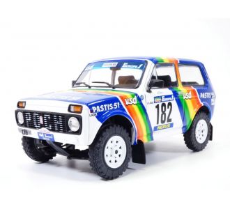LADA NIVA n°182 Rallye DAKAR 1984 1/18 Jabouille / Michel Sardou Solido S1807305 3663506024146 B0D9NQSZS6