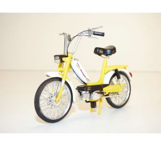 CYCLOMOTEUR MALAGUTI QUATTROTTO JAUNE ET BLANC 1971 1/18 ATLAS AHMSM016 3665369036106 B085W2KZMH
