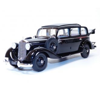 MERCEDES BENZ 260D Pullman LANDAULET noir 1936 1/18 Triple 9 T9R1800103 9580015705233