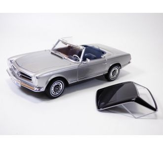 MERCEDES 280SL gris métallisé int bleu 1/18 1968 W113 Schuco 450037300 3663506012198 230SL 250SL 280 SL