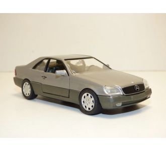 MERCEDES CLASSE S COUPE W140 600SEC GRIS 1992 1/43 SCHABAK 1270 4010280012705