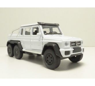 MERCEDES G63AMG 6x6 BLANC 1/38 Welly 43707 2017 4891761197209