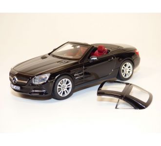 MERCEDES SL350 noir avec hard top noir 1/43 R129 SL500 SL280 3551093513511 NOREV 351351 2012