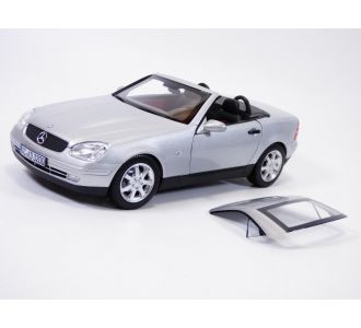 MERCEDES SLK 230 Kompressor gris Brillant 1/18 R170 1996 200 Norev 183020 3551091830207