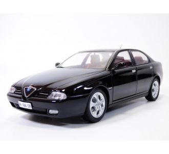 ALFA ROMEO 166 3.0l V6 noir / intérieur rouge 1/18 Mitica 200033-D 1998 9780201379631