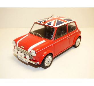 MINI COOPER 1300 ROUGE FIRE UNION JACK MONTE CARLO 1997 1/18 SOLIDO S1800604 3663506004223 1.3i AUSTIN MINI COOPER MK4 DRAPEAU ANGLAIS SUR LE TOIT B07H5TSZW1