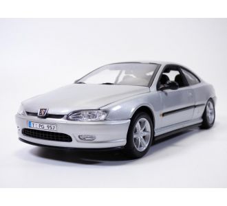 OCCASION en boite PEUGEOT 406 COUPE gris métallisé 1/18 Solido 8142 3467300081424 V6 2.0L HDi