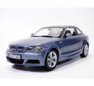 OCCASION sans boite BMW série 1 gris bleuté 1/18 120i 125i 118d 120d E82 E81 Kyosho