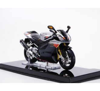 Moto APRILIA RSV1000R gris 1/24 2004 Atlas 4110103