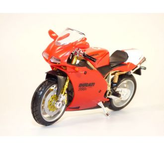 Moto DUCATI 998R rouge 1/18 2004 BURAGO 18-51033 8719247331304 B06XZQ6SSD