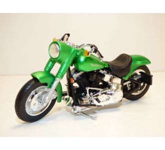 MOTO HARLEY DAVIDSON FLSTF STREET STALKER VERT 1/18 MAISTO 18857 31360 8719247530172 SERIES 37