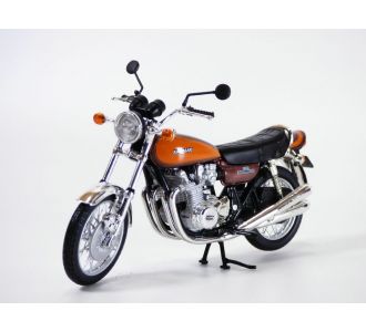 Moto Kawasaki Z900 marron & orange 1973 1/18 Norev 182031 Moto 3551091820314
