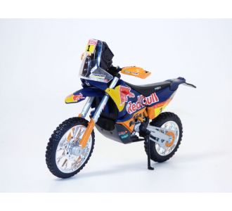 Moto KTM 450 Rally Dakar n°1 Matthias Walkner 1/18 vainqueur rallye Paris Dakar 2019 Burago 18-51086 8719247696380