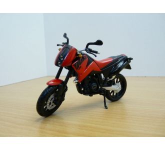 MOTO KTM 640 DUKE II ROUGE 1/18 MAISTO 39300 343R RED ROT ROSSO ROJO 620