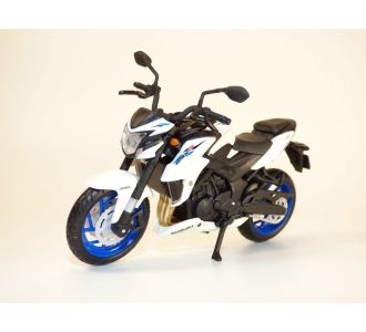 SUZUKI GSX-S750 ABS BLANC & BLEU 1/18 2016 MAISTO 20-19133 MOTORRAD MOTO 8719247602633