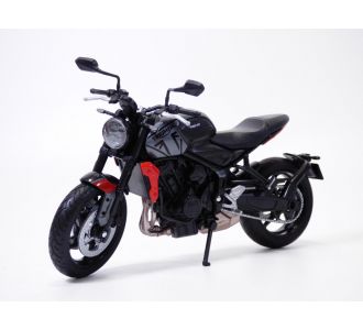 Moto TRIUMPH TRIDENT 660 gris & rouge 1/12 2021 Welly 62209 4052176756539