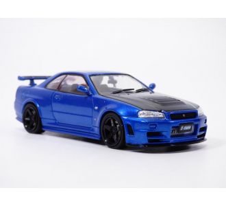 NISSAN SKYLINE GTR R34 Z Tune violet Midnight 1/18 1999 Solido S1804311 3663506040856 B0GWPCK6TH