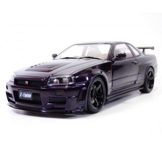 NISSAN SKYLINE GTR R34 gris métallisée NISMO 1999 1/18 Solido S1804312 3663506040870 B0GSRVQM1H