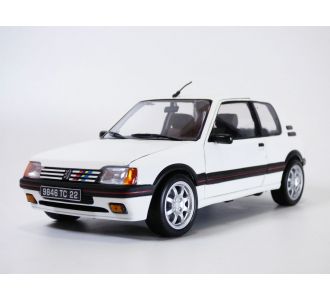 PEUGEOT 205 GTi 1.9l blanc meije & jantes PTS SPEEDLINE 1/18 Norev 184842 3551091848424