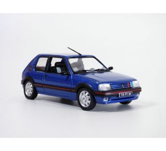 PEUGEOT 205 GTi 1.9l bleu Miami & déco PTS 1/43 Norev 471737 3551094717376 B0CNPY16HS