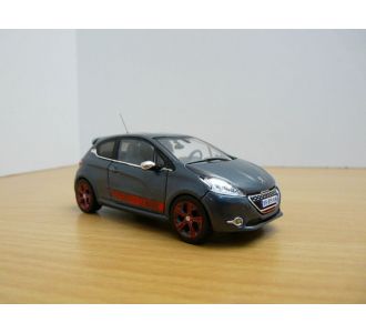 PEUGEOT 208 GTi GRIS LE MANS EDITION 3 PORTES COUPE 1/43 IXO MOC175.13 205 208GTI GREY GRAU LIMITED EDITION