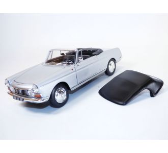PEUGEOT 404 cabriolet gris métallisé 1/18 Norev 184835 3551091848356 B09S6V6K32