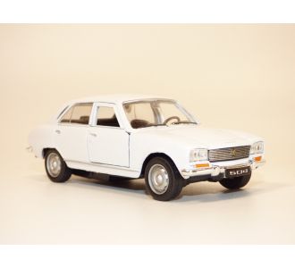 PEUGEOT 504  berline blanche 1/36 WELLY NEX 42394 4891761197209 1975