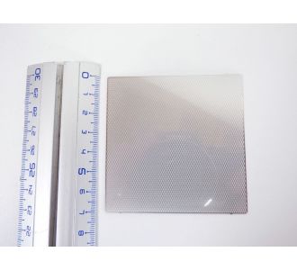 Sticker Métal Relief grillage carré 70x70mm 1/43 1/24 1/18 Zoomon ZT037