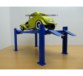PONT ELEVATEUR 4 COLONNES 1/18 GREENLIGHT 12884 GMP 4-POST METAL SERVICE LIFT ACCESSOIRE GARAGE 810166018326 B00DUW8FFM
