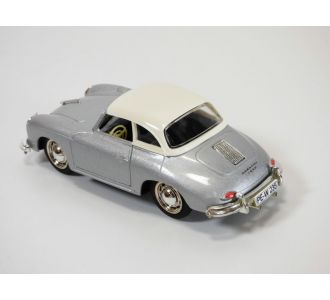 PORSCHE 356 cabriolet + hard top gris 1/43