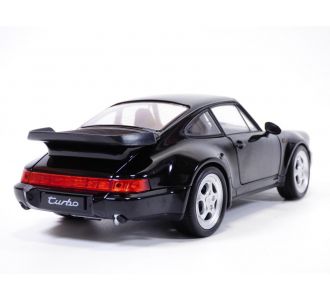 PORSCHE 911 - 964 Turbo 3.6 L noire 965 1/18 Welly 18026 Black Schwartz Nero Negro 1995 4891761180263 Film BAD BOYS