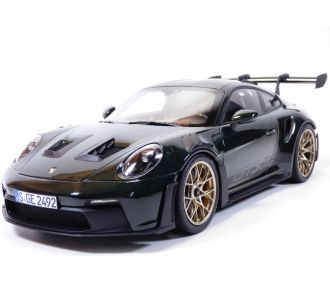PORSCHE 911 - 992 GT3RS vert Jetgreen & noir 1/12 2022 Norev 127532 3551091275329 GT3 RS