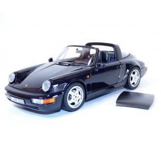 PORSCHE 911 - 964 CARRERA 2 TARGA bleu 1/18 1991 Norev 187340 3551091873402