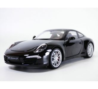 PORSCHE 911 - 991 CARRERA S Noir Black Schwartz Nero Negro 1/18 2012 Miniature Modelcar Yellow Welly 18047 Bk 4045591049997 B00hh7wn0e