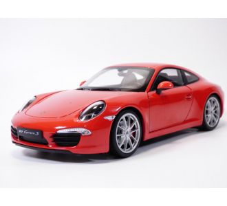 PORSCHE 911 - 991 Carrera S rouge Red Rot Rosso Rojo 1/18 2012 Miniature Modelcar Red Welly 18047r 18047 4052176337271 B01d1bbmkg