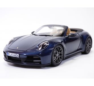 PORSCHE 911 - 992 CARRERA S cabriolet bleu Yachting 2025 1/18 Norev 187180 3551091871804 B0GBYN4XP3
