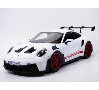 PORSCHE 911 - 992 GT3 RS blanc & rouge Pyro 1/12 2022 Norev 127530 35510912756305