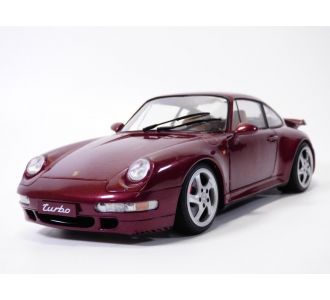 PORSCHE 911 - 993 CARRERA RS rouge Indien 1997 1/18 Solido S1810104 3663506041730