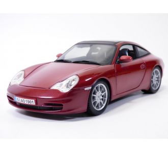 OCCASION SANS BOITE PORSCHE 911 - 996 CARRERA TARGA bordeaux 1/18