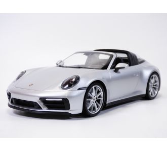 PORSCHE 911 - 992 TARGA 4 GTS gris métallisé 1/18 2021 Minichamps WAP021146ORTRG