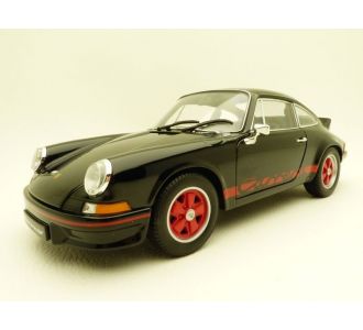 PORSCHE 911 2.7L RS NOIR ET ROUGE 1/18 WELLY 18044BK BLACK AND RED 1973 2.7 RS 4891761180447
