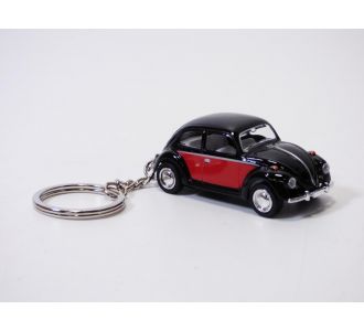 PORTE CLE VOLKSWAGEN COCCINELLE NOIR ET ROUGE 1967 1/64 VW BEETLE KAFER KEVER PORTE CLEF PORTACHIAVI KEYCHAIN KINSMART