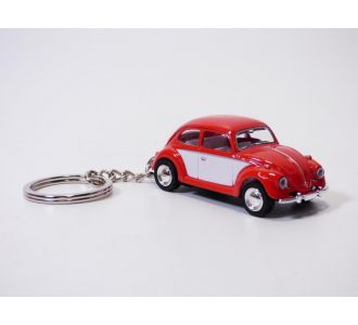 Porte Clef Volkswagen Coccinelle Rouge Et Blanc 1967 1/64 Vw Beetle Kafer Kever Porte Clef Portacchiavi Keychain Kinsmart Keyring 4897000275318