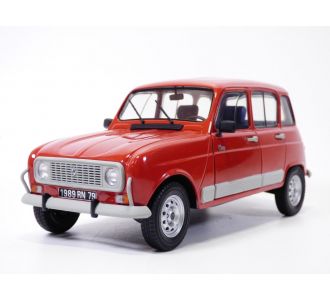 RENAULT 4L R4 GTL CLAN ROUGE 1986 1/18 SOLIDO S1800102 RENAULT 4 RED ROT ROSSO ROJO