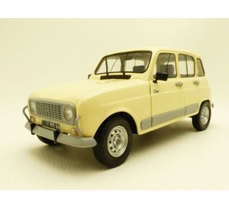 RENAULT 4L R4 GTL BEIGE 1984 1/18 SOLIDO S1800101 RENAULT 4 CREAM BLANC 3663506002588